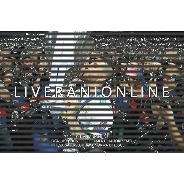 UEFA Champions League 2017/2018 Finale Kiev (Ucraina) - 26.05.2018 Real Madrid-Liverpool Nella Foto:Sergio Ramos con la coppa /Ph.Vitez-Ag. Aldo Liverani