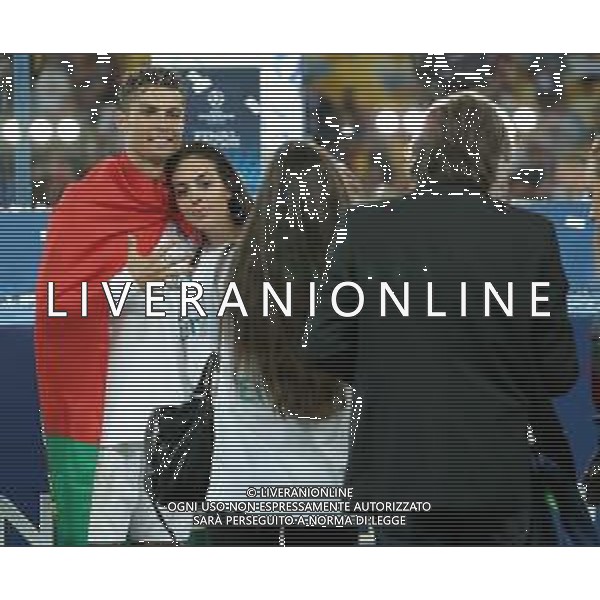 UEFA Champions League 2017/2018 Finale Kiev (Ucraina) - 26.05.2018 Real Madrid-Liverpool Nella Foto:Ronaldo Cristiano Georgina Rodriguez /Ph.Vitez-Ag. Aldo Liverani
