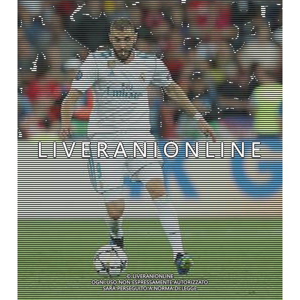 UEFA Champions League 2017/2018 Finale Kiev (Ucraina) - 26.05.2018 Real Madrid-Liverpool Nella Foto:Benzema Karim /Ph.Vitez-Ag. Aldo Liverani