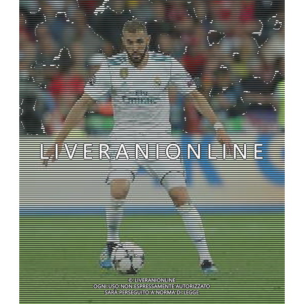 UEFA Champions League 2017/2018 Finale Kiev (Ucraina) - 26.05.2018 Real Madrid-Liverpool Nella Foto:Benzema Karim /Ph.Vitez-Ag. Aldo Liverani