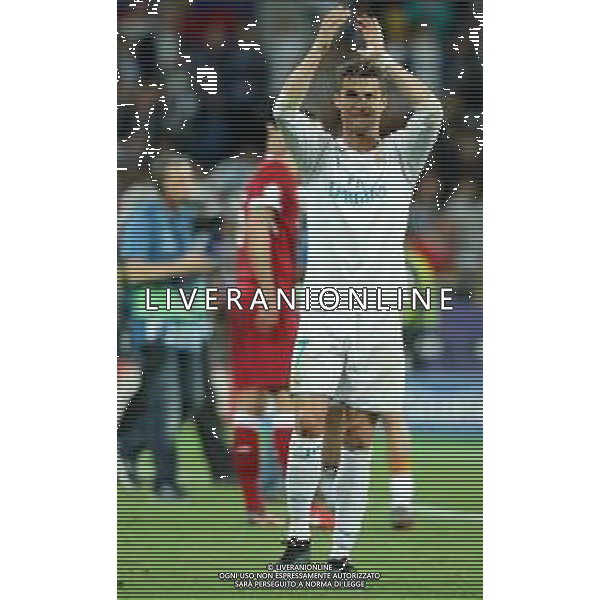 UEFA Champions League 2017/2018 Finale Kiev (Ucraina) - 26.05.2018 Real Madrid-Liverpool Nella Foto:Ronaldo Cristiano festeggia /Ph.Vitez-Ag. Aldo Liverani