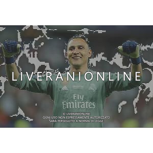 UEFA Champions League 2017/2018 Finale Kiev (Ucraina) - 26.05.2018 Real Madrid-Liverpool Nella Foto:Navas Keylor festeggia /Ph.Vitez-Ag. Aldo Liverani