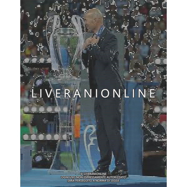 UEFA Champions League 2017/2018 Finale Kiev (Ucraina) - 26.05.2018 Real Madrid-Liverpool Nella Foto:Zidane Zinedine /Ph.Vitez-Ag. Aldo Liverani