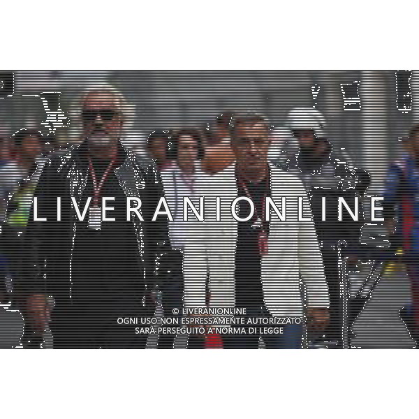 (L to R): Flavio Briatore (ITA) and Jean Alesi (FRA) on the grid. 27.05.2018. Formula 1 World Championship, Rd 6, Monaco Grand Prix, Monte Carlo, Monaco, Race Day. / AGENZIA ALDO LIVERANI SAS - ITALY ONLY EDITORIAL USE ONLY - F1 Gp Monaco Gara Montecarlo 27.05.2018