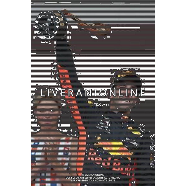 1st place Daniel Ricciardo (AUS) Red Bull Racing RB14. 27.05.2018. Formula 1 World Championship, Rd 6, Monaco Grand Prix, Monte Carlo, Monaco, Race Day. / AGENZIA ALDO LIVERANI SAS - ITALY ONLY EDITORIAL USE ONLY - F1 Gp Monaco Gara Montecarlo 27.05.2018
