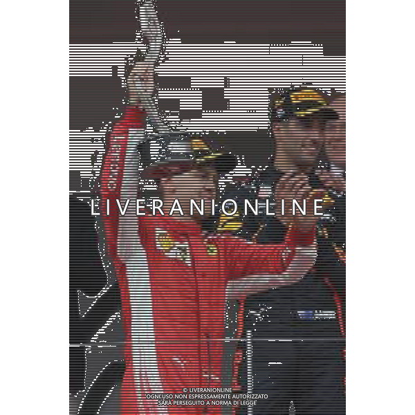 2nd place Sebastian Vettel (GER) Ferrari SF71H. 27.05.2018. Formula 1 World Championship, Rd 6, Monaco Grand Prix, Monte Carlo, Monaco, Race Day. / AGENZIA ALDO LIVERANI SAS - ITALY ONLY EDITORIAL USE ONLY - F1 Gp Monaco Gara Montecarlo 27.05.2018
