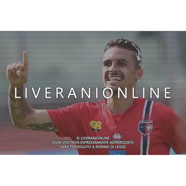 27-05-2018 IMOLA -ALESSANDRO GARATTONI ESULTANZA DOPO GOL Imolese Calcio-Forli 1-0 gol di alessandro garattoni play off serie D FOTO GIANNI SANNA-AG ALDO LIVERANI SAS