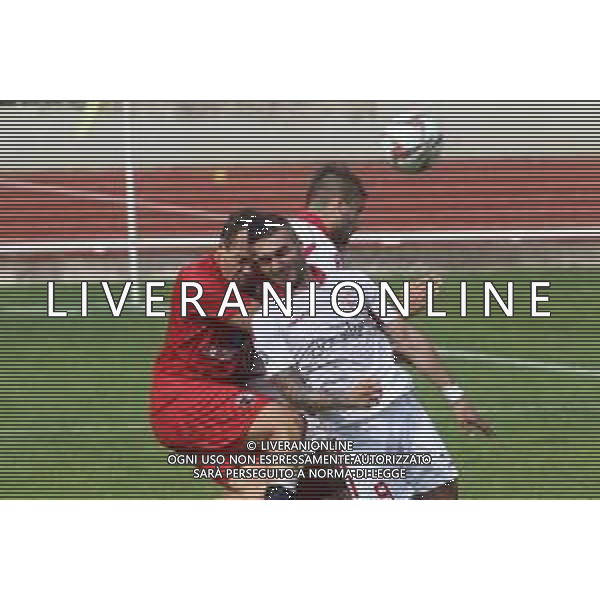 27-05-2018 IMOLA - FOTO DELLO SCONTRO FRA GUSTAVO FERRETTI E DAVID SPEZIALE,FERRETTI IN OSPEDALE Imolese Calcio-Forli 1-0 gol di alessandro garattoni play off serie D FOTO GIANNI SANNA-AG ALDO LIVERANI SAS