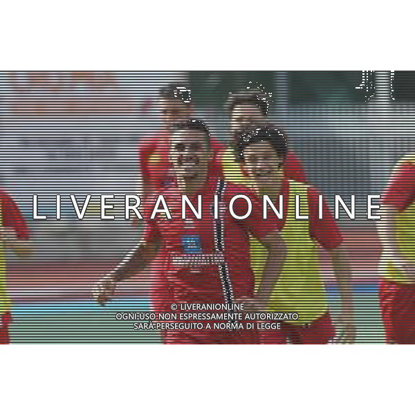 27-05-2018 IMOLA - ALESSANDRO GARATTONI ESULTANZA DOPO GOL Imolese Calcio-Forli 1-0 gol di alessandro garattoni play off serie D FOTO GIANNI SANNA-AG ALDO LIVERANI SAS