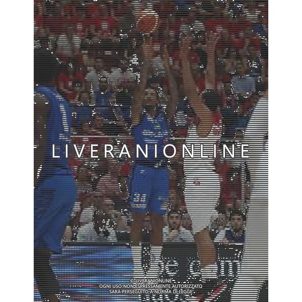 Marcus Landry, Armani Milano vs Germani basket Brescia gara 2, Milano 26 maggio 2018. Ph Fotolive Filippo Venezia / AGENZIA ALDO LIVERANI SAS - Armani Milano vs Germani basket Brescia gara 2, Milano 26 maggio 2018