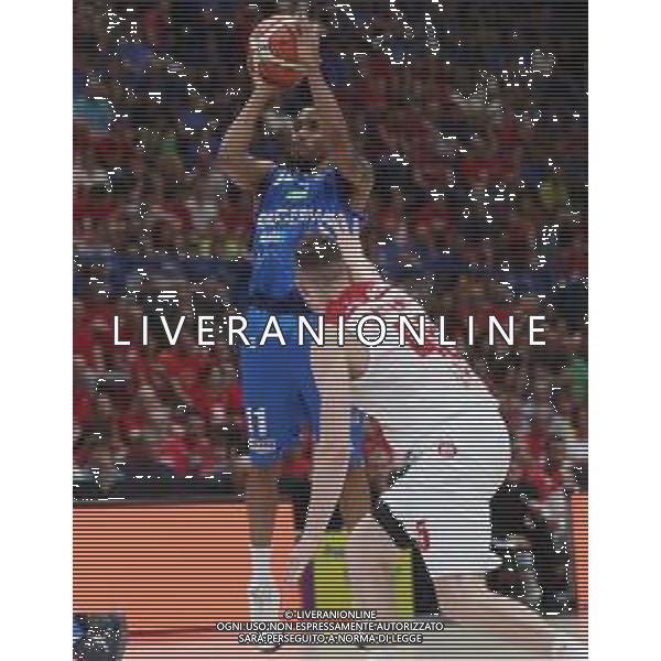 Bryce Cotton, Armani Milano vs Germani basket Brescia gara 2, Milano 26 maggio 2018. Ph Fotolive Filippo Venezia / AGENZIA ALDO LIVERANI SAS - Armani Milano vs Germani basket Brescia gara 2, Milano 26 maggio 2018