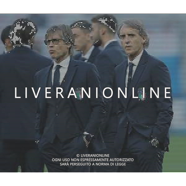 Amichevole Nizza (Francia) - 01.06.2018 Francia-Italia Nella Foto: roberto mancini e gabriele oriali /Ph.Vitez-Ag. Aldo Liverani