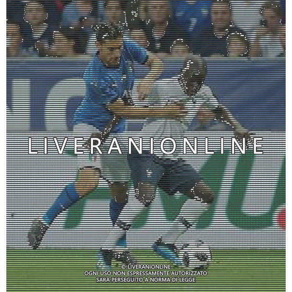 Amichevole Nizza (Francia) - 01.06.2018 Francia-Italia Nella Foto: N\'Golo Kante\' e lorenzo pellegrini /Ph.Vitez-Ag. Aldo Liverani
