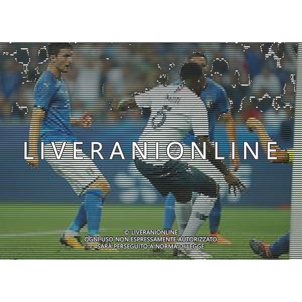 Amichevole Nizza (Francia) - 01.06.2018 Francia-Italia Nella Foto: il gol di Samuel Umtiti /Ph.Vitez-Ag. Aldo Liverani