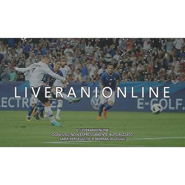 Amichevole Nizza (Francia) - 01.06.2018 Francia-Italia Nella Foto: il gol di Antoine Griezmann /Ph.Vitez-Ag. Aldo Liverani