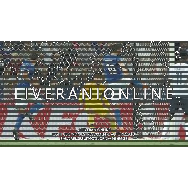 Amichevole Nizza (Francia) - 01.06.2018 Francia-Italia Nella Foto: il gol di leonardo bonucci /Ph.Vitez-Ag. Aldo Liverani