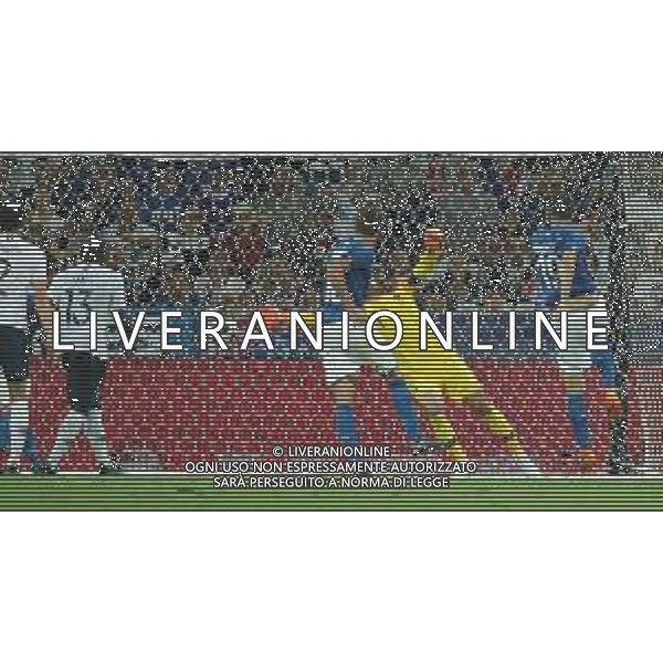 Amichevole Nizza (Francia) - 01.06.2018 Francia-Italia Nella Foto: il gol di leonardo bonucci /Ph.Vitez-Ag. Aldo Liverani
