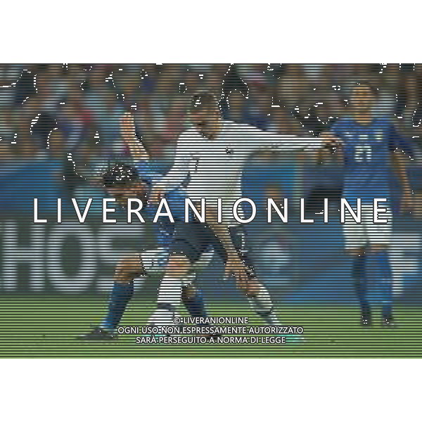 Amichevole Nizza (Francia) - 01.06.2018 Francia-Italia Nella Foto: Antoine Griezmann e lorenzo pellegrini /Ph.Vitez-Ag. Aldo Liverani