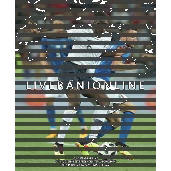 Amichevole Nizza (Francia) - 01.06.2018 Francia-Italia Nella Foto: didier pogba e Bryan Cristante /Ph.Vitez-Ag. Aldo Liverani