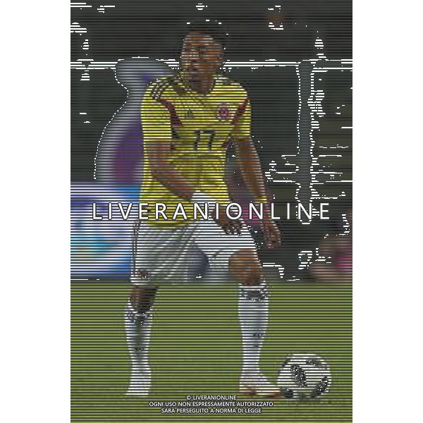 Johan Mojica during international friendly soccer match Egypt vs Colombia at Stadio di Bergamo, Italy, 02 june 2018. AG ALDO LIVERANI SAS