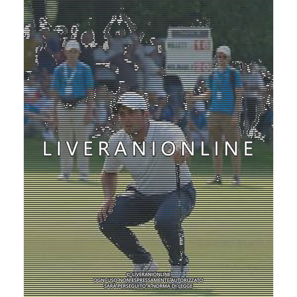 Francesco Molinari, 75 Open d\'Italia, Soiano del Lago 3 giugno 2018. Ph Filippo Venezia/ Filippo Venezia/ AGENZIA ALDO LIVERANI SAS - Il 75mo Open d\'Italia al Gardagolf Country Club, circolo di Soiano del Lago (Brescia) 2018