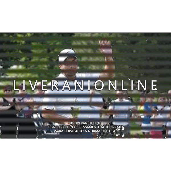 Francesco Molinari, 75 Open d\'Italia, Soiano del Lago 3 giugno 2018. Ph Filippo Venezia/ Filippo Venezia/ AGENZIA ALDO LIVERANI SAS - Il 75mo Open d\'Italia al Gardagolf Country Club, circolo di Soiano del Lago (Brescia) 2018