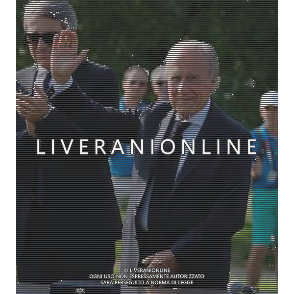Franco Chimenti presidente federazione, 75 Open d\'Italia, Soiano del Lago 3 giugno 2018. Ph Filippo Venezia/ Filippo Venezia/ AGENZIA ALDO LIVERANI SAS - Il 75mo Open d\'Italia al Gardagolf Country Club, circolo di Soiano del Lago (Brescia) 2018