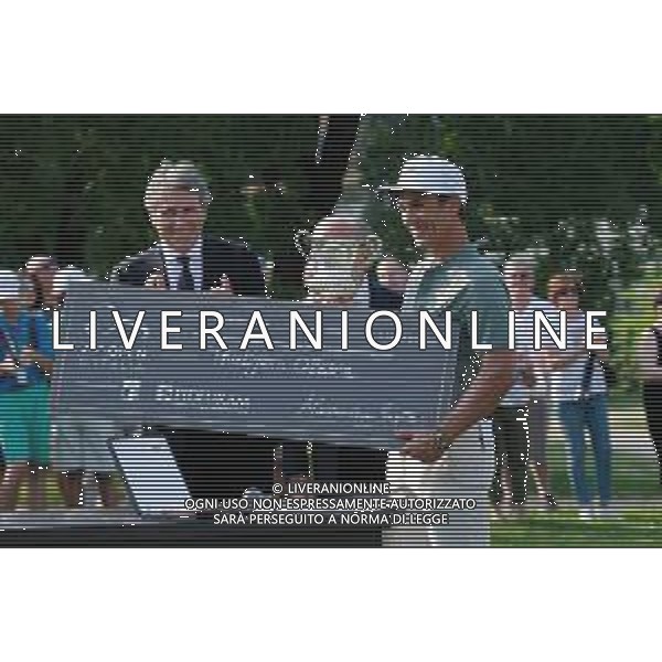 Thorbjorn Olesen vincitore, 75 Open d\'Italia, Soiano del Lago 3 giugno 2018. Ph Filippo Venezia/ Filippo Venezia/ AGENZIA ALDO LIVERANI SAS - Il 75mo Open d\'Italia al Gardagolf Country Club, circolo di Soiano del Lago (Brescia) 2018