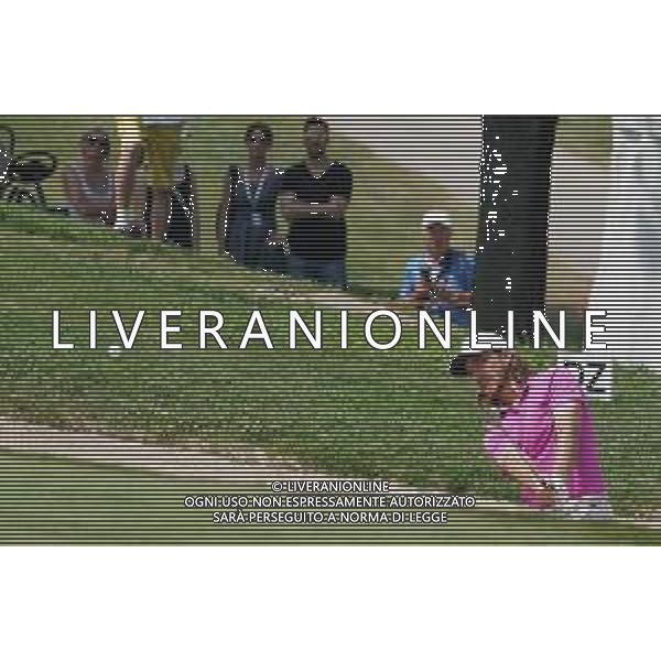 Sport Golf Soiano del Lago, 75° Open d\'Italia, Tommy Fleetwood, 3 Giugno, 2018. Fotolive/Felice Calabro\'/ AGENZIA ALDO LIVERANI SAS - Il 75mo Open d\'Italia al Gardagolf Country Club, circolo di Soiano del Lago (Brescia) 2018