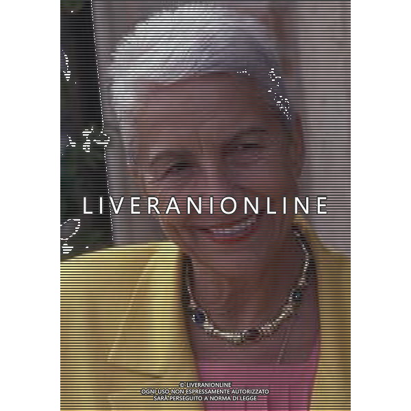 MARIA PIA FANFANI, scrittrice e volontaria della Croce Rossa Italiana - RETROSPETTIVA nella foto nel 1990 ©ARCHIVIO / AGENZIA ALDO LIVERANI SAS