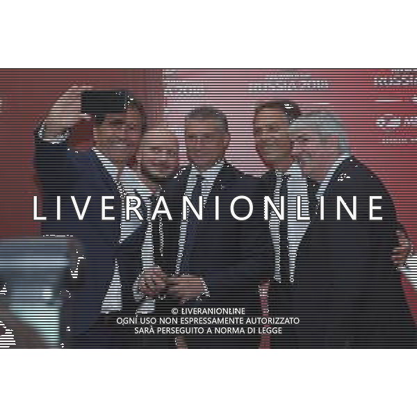 Conferenza Stampa dell\'offerta Mediaset per Russia 2018 Milano - 07.06.2018 Nella Foto: Riccardo ferri, Daniele Massaro,Antonio Di Gennaro e Paolo Rossi /Ph.Vitez-Ag. Aldo Liverani