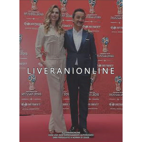 Conferenza Stampa dell\'offerta Mediaset per Russia 2018 Milano - 07.06.2018 Nella Foto: Nicola Savino e Ilary Blasi /Ph.Vitez-Ag. Aldo Liverani
