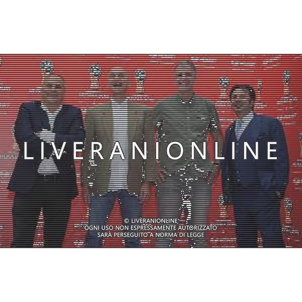 Conferenza Stampa dell\'offerta Mediaset per Russia 2018 Milano - 07.06.2018 Nella Foto: Carlo Taranto, Giorgio Gherarducci e Marco Santin Gialappa’ band e Mago Forrest /Ph.Vitez-Ag. Aldo Liverani