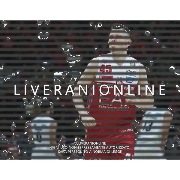 LBA Lega Basket Serie A 2017/2018 Playoff Finale Gara 2 Milano - 07.06.2018 EA7 Emporio Armani-Dolomiti Energia Trentino Nella Foto:bertans dairis esulta /Ph.Vitez-Ag. Aldo Liverani