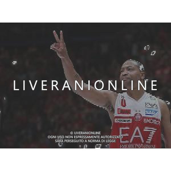 LBA Lega Basket Serie A 2017/2018 Playoff Finale Gara 2 Milano - 07.06.2018 EA7 Emporio Armani-Dolomiti Energia Trentino Nella Foto:Goudelock Andrew esulta /Ph.Vitez-Ag. Aldo Liverani