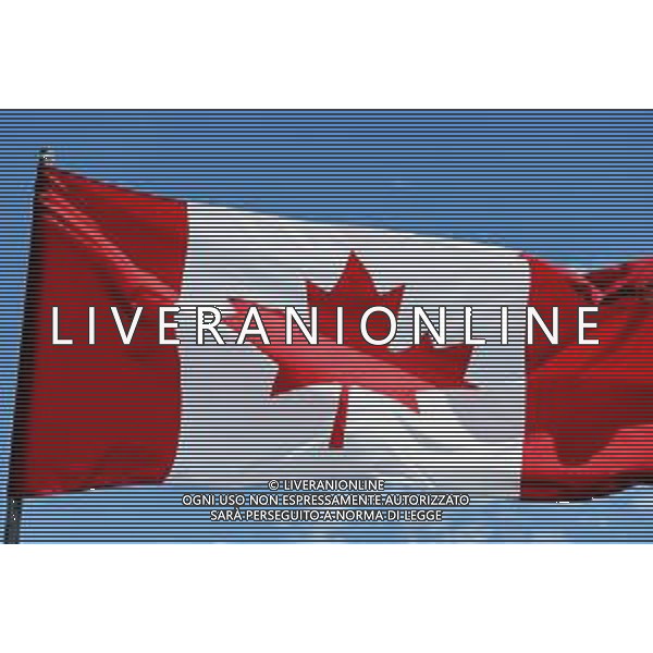 Canadian flag. 07.06.2018. Formula 1 World Championship, Rd 7, Canadian Grand Prix, Montreal, Canada, Preparation Day. / AGENZIA ALDO LIVERANI SAS - ITALY ONLY EDITORIAL USE ONLY