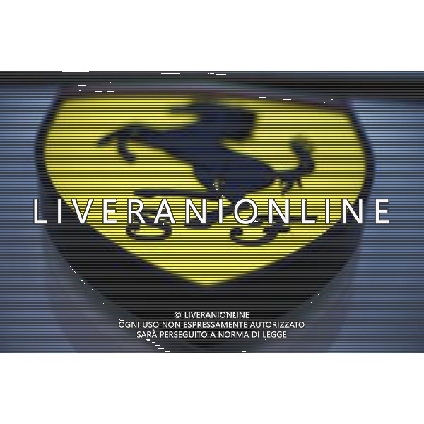 Ferrari logo. 07.06.2018. Formula 1 World Championship, Rd 7, Canadian Grand Prix, Montreal, Canada, Preparation Day. / AGENZIA ALDO LIVERANI SAS - ITALY ONLY EDITORIAL USE ONLY