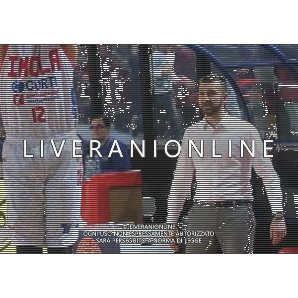Emanuele Di Paolantonio nuovo allenatore di Andrea Costa Basket Imola foto andrea costa basket imola-roseto ex squadra di Emanuele di Paolantonio campionato 2017/2018 foto gianni sanna-ag aldo liverani sas