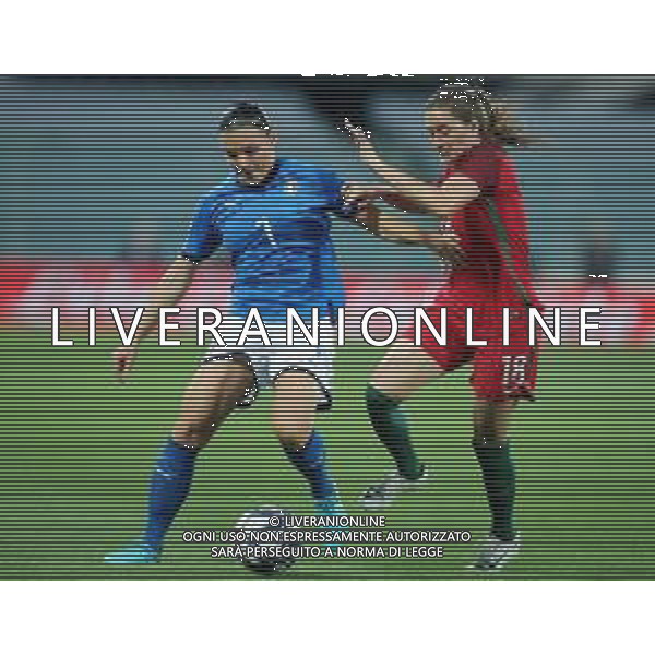 FIFA Women\'s World Cup France 2019 - Qualify Group F Firenze - 08.06.2018 Italia-Portogallo Nella Foto:alia guagni - carolina mendes /Ph.Vitez-Ag. Aldo Liverani