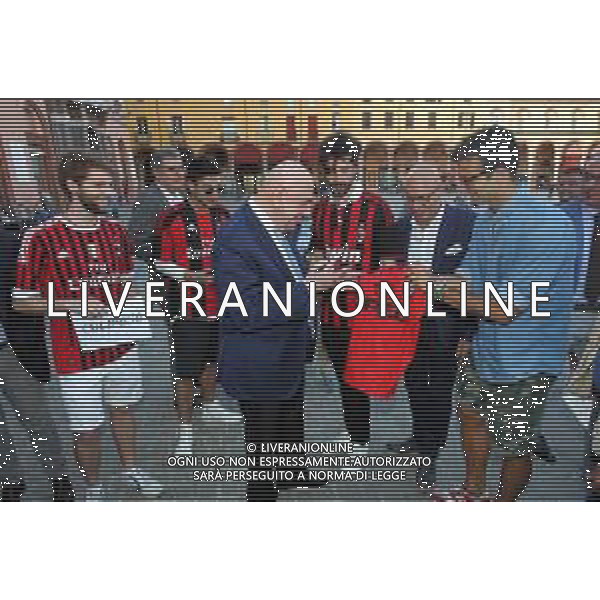 ADRIANO GALLIANI A IMOLA X SOSTENERE GIUSEPPE PALAZZOLO UNIONE CENTRO DESTRA IN PIAZZA MATTEOTTI CHIUSURA CAMPAGNA elettorale forza italia x nicholas vacchi 08.06.2018 ©SANNA/ AGENZIA ALDO LIVERANI SAS