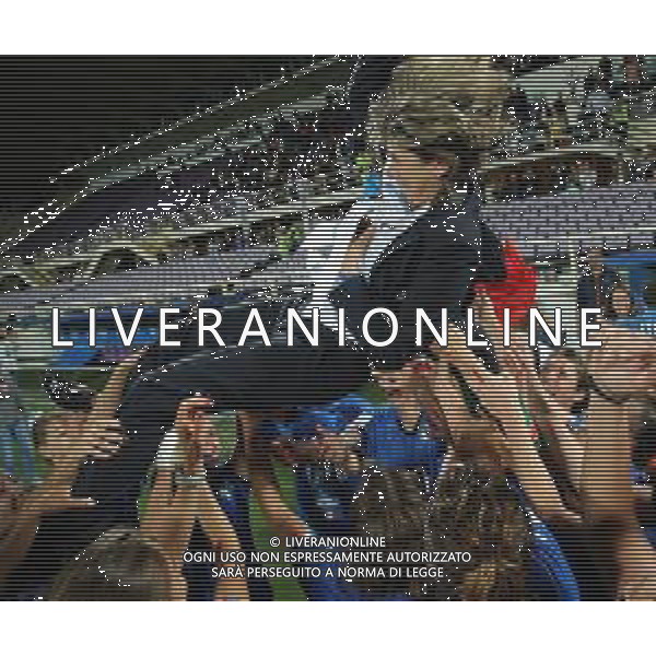 FIFA Women\'s World Cup France 2019 - Qualify Group F Firenze - 08.06.2018 Italia-Portogallo Nella Foto: esultanza e la gioia delle giocatrici italiane a fine gara - milena bertolini festeggiata /Ph.Vitez-Ag. Aldo Liverani