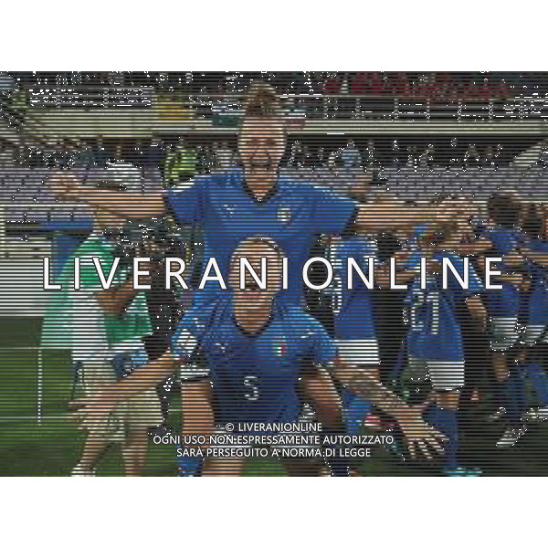 FIFA Women\'s World Cup France 2019 - Qualify Group F Firenze - 08.06.2018 Italia-Portogallo Nella Foto: esultanza e la gioia delle giocatrici italiane a fine gara /Ph.Vitez-Ag. Aldo Liverani