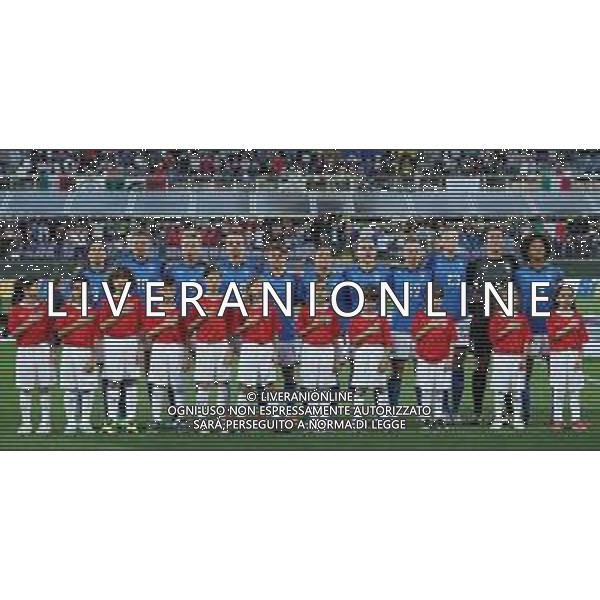 FIFA Womens\'s World Cup France 2019 - Qualify Group F Firenze - 08.06.2018 Italia-Portogallo Nella Foto:Italia durante l’inno nazionale /Ph.Vitez-Ag. Aldo Liverani