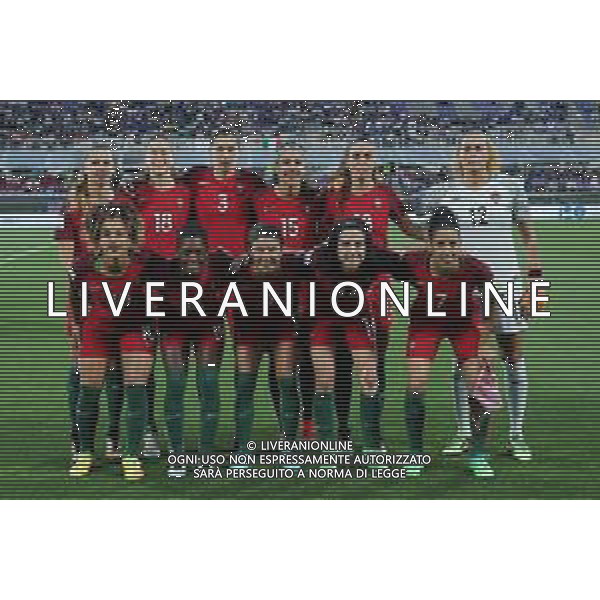 FIFA Womens\'s World Cup France 2019 - Qualify Group F Firenze - 08.06.2018 Italia-Portogallo Nella Foto:Portogallo Squadra Formazione Morais,Infante,Neto,Borges,Norton,Pinto Tatiana,Pinto Fatima,Silva Dolores,Costa,Silva Diana,Mendes /Ph.Vitez-Ag. Aldo Liverani