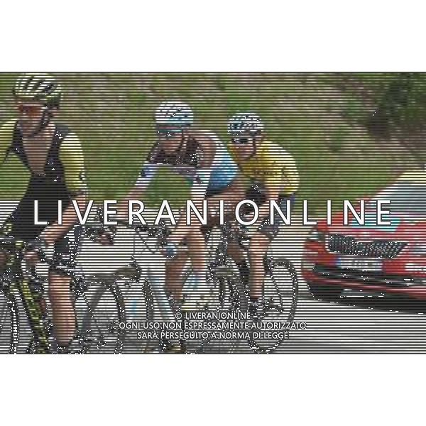 09-06-2018 Criterium Du Dauphine Libere; Tappa 06 Frontenex - La Rosiere; 2018, Ag2r La Mondiale; 2018, Team Sky; Bardet, Romain; Geraint, Thomas; La Rosiere; ©SIROTTI / AGENZIA ALDO LIVERANI SAS
