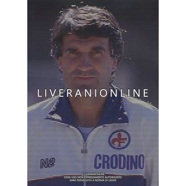 RETROSPETTIVA SERGIO SANTARINI CALCIATORE E ALLENATORE NELLA FOTO SERGIO SANTARINI ALLENATORE FIORENTINA AG ALDO LIVERANI SAS