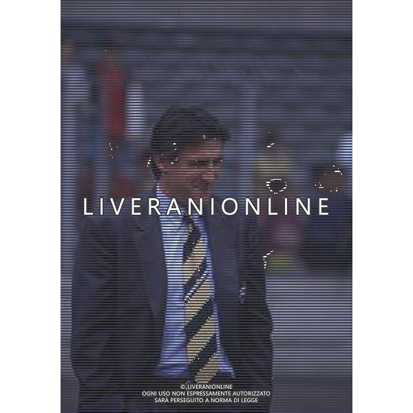 RETROSPETTIVA SERGIO SANTARINI CALCIATORE E ALLENATORE NELLA FOTO SERGIO SANTARINI ALLENATORE SAMPDORIA AG ALDO LIVERANI SAS