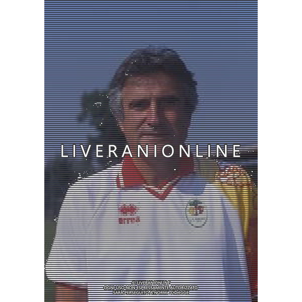 RETROSPETTIVA SERGIO SANTARINI CALCIATORE E ALLENATORE NELLA FOTO SERGIO SANTARINI ALLENATORE RAVENNA AG ALDO LIVERANI SAS