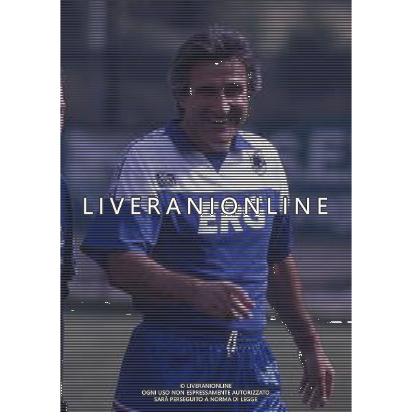 RETROSPETTIVA SERGIO SANTARINI CALCIATORE E ALLENATORE NELLA FOTO SERGIO SANTARINI ALLENATORE SAMPDORIA AG ALDO LIVERANI SAS