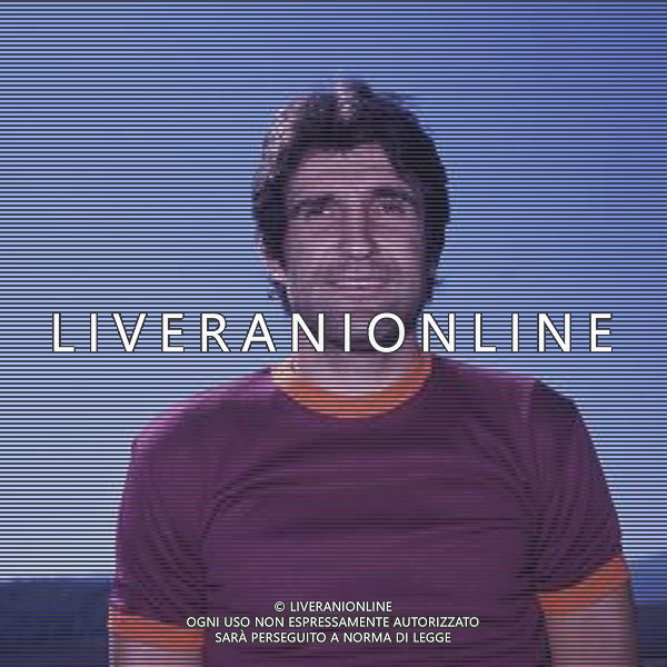 RETROSPETTIVA SERGIO SANTARINI CALCIATORE E ALLENATORE NELLA FOTO SERGIO SANTARINI CON LA MAGLIA DELLA ROMA AG ALDO LIVERANI SAS